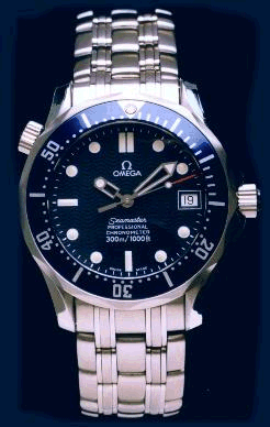 black omega seamaster chronograph